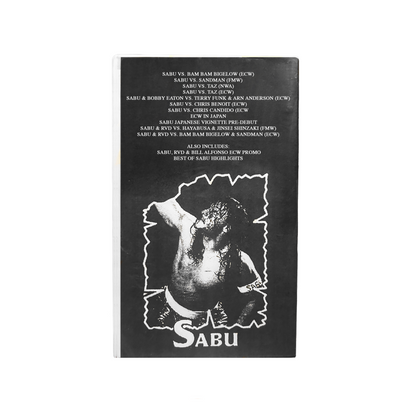 Sabu: 'NUF SAID VHS Tape